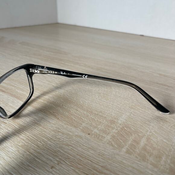 Ray-Ban RB5245 2034 Shiny Black On Clear 52-17-140 Eyeglasses Frames Only - Picture 6 of 8